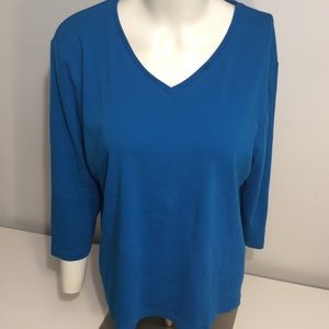 Chico’s Electric Blue Tee